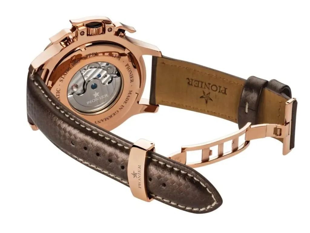 Amsterdam Pionier GM-515-5 | Rose | Made in Germany automatic watch