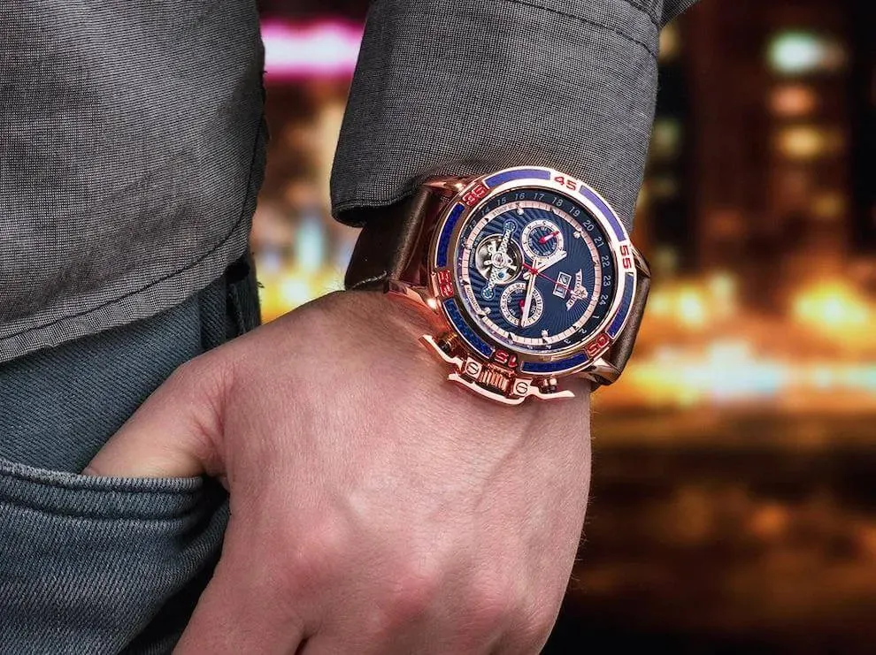 Amsterdam Pionier GM-515-5 | Rose | Made in Germany automatic watch