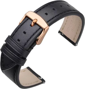 ANNEFIT Watch Band 16mm 17mm 18mm 19mm 20mm 21mm 22mm 24mm - Classic Oil Wax Leather Quick Release Watch Strap for Men Women
