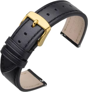 ANNEFIT Watch Band 16mm 17mm 18mm 19mm 20mm 21mm 22mm 24mm - Classic Oil Wax Leather Quick Release Watch Strap for Men Women