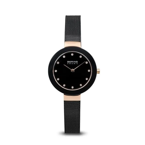 Bering 11429-166 Ceramic Stainless Steel Mesh Strap Women Watches