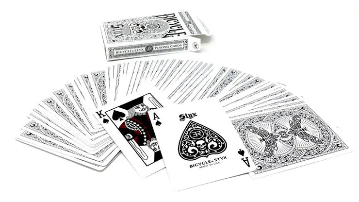 Bicycle Styx Playing Cards - White