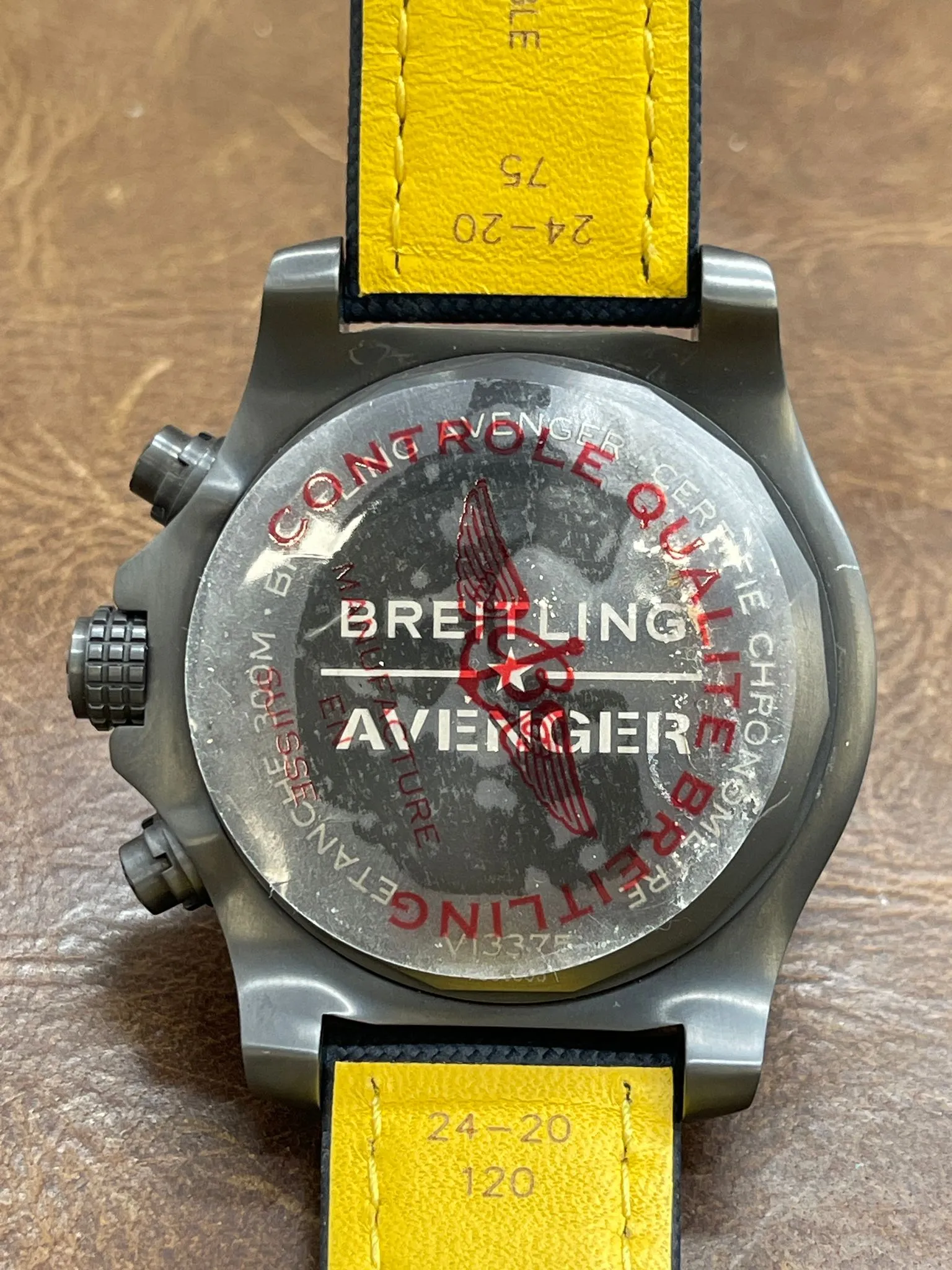 Breitling SUPER AVENGER CHRONOGRAPH 48 NIGHT MISSION V13375 Blue Dial Automatic Men's Watch