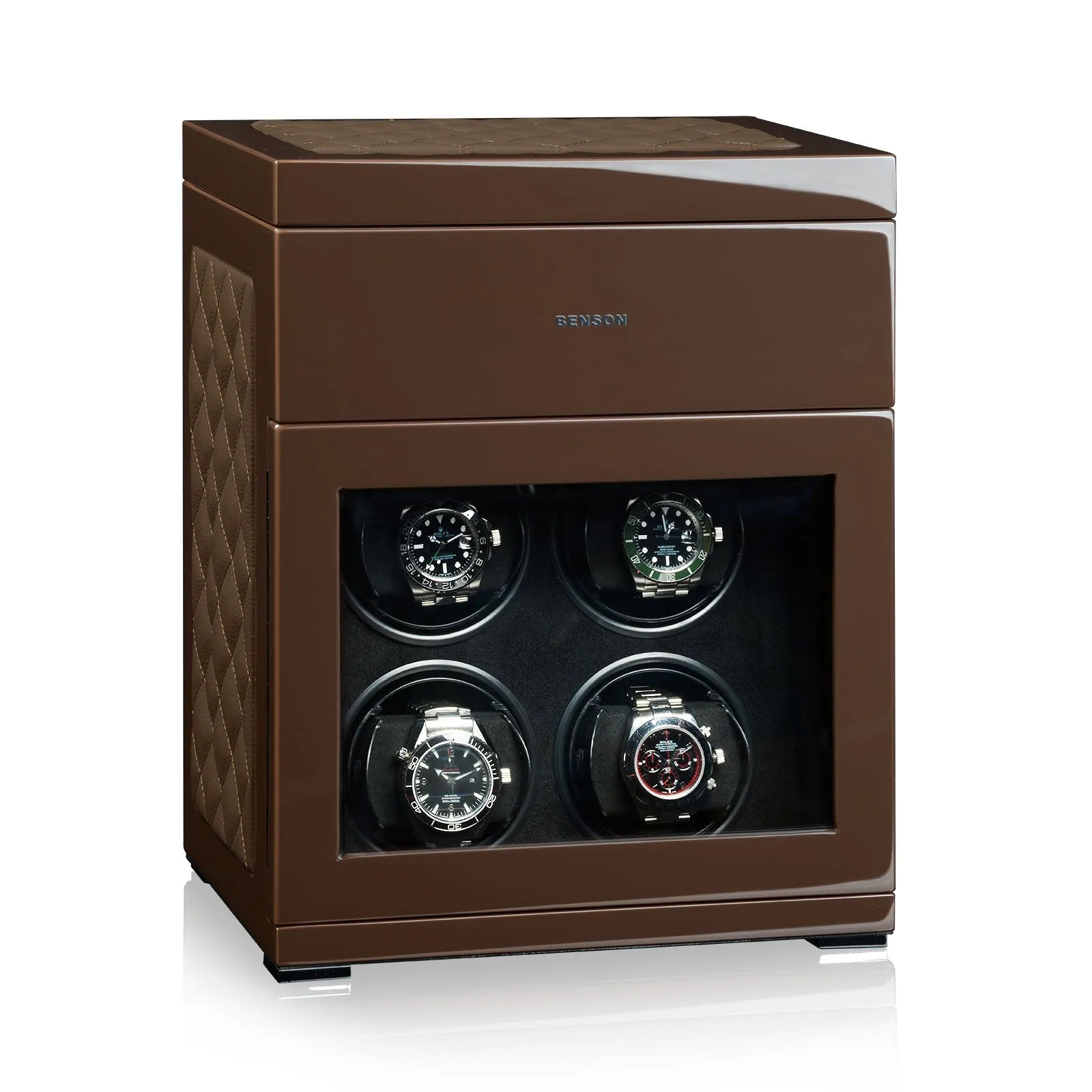 BSN Watch Winder Black Series 4.16 LE Brown/brown leather