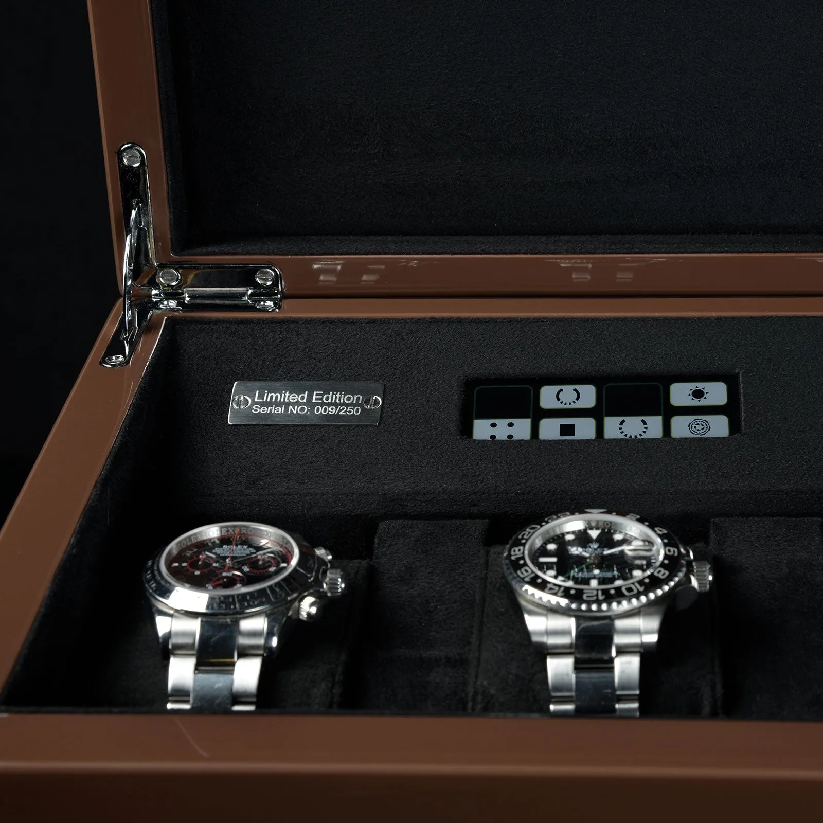 BSN Watch Winder Black Series 4.16 LE Brown/brown leather