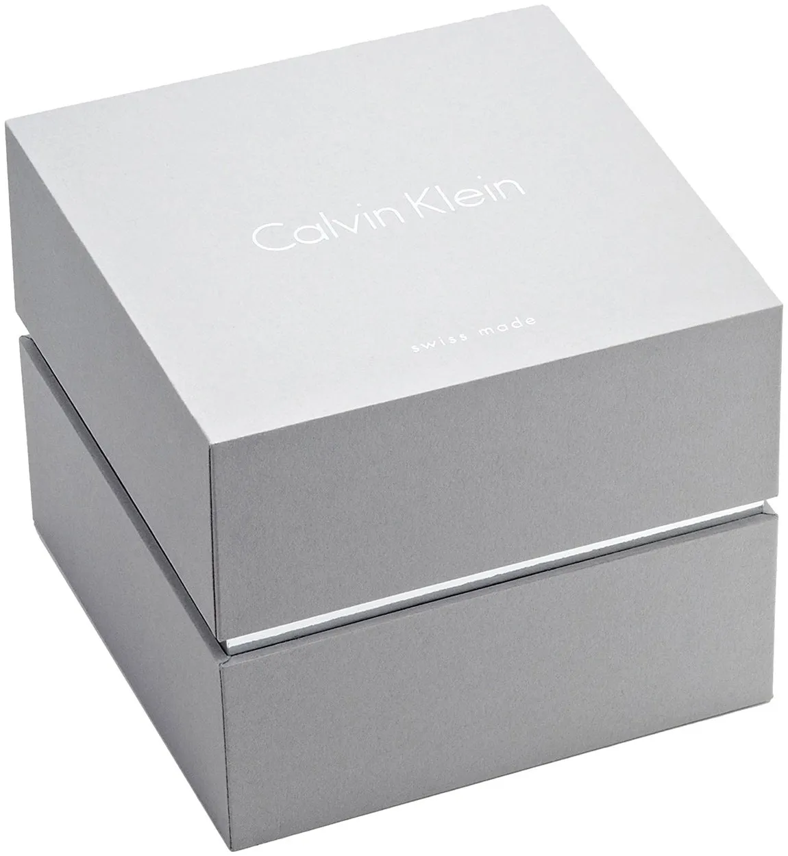 Calvin Klein Eager Chronograph Black Nylon Strap Black and Silver Dial Quartz Mens Watch K4B371B3