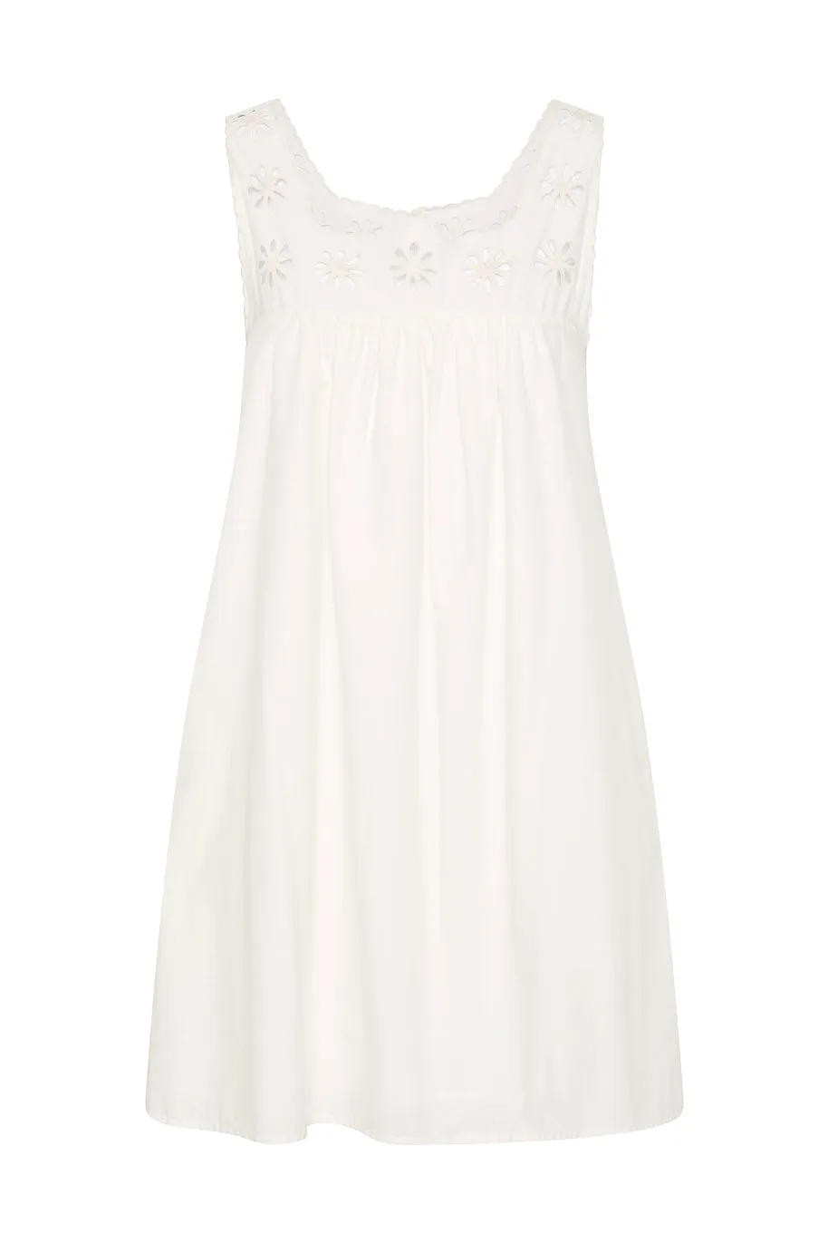 CECILIA MINI DRESS - VINTAGE WHITE