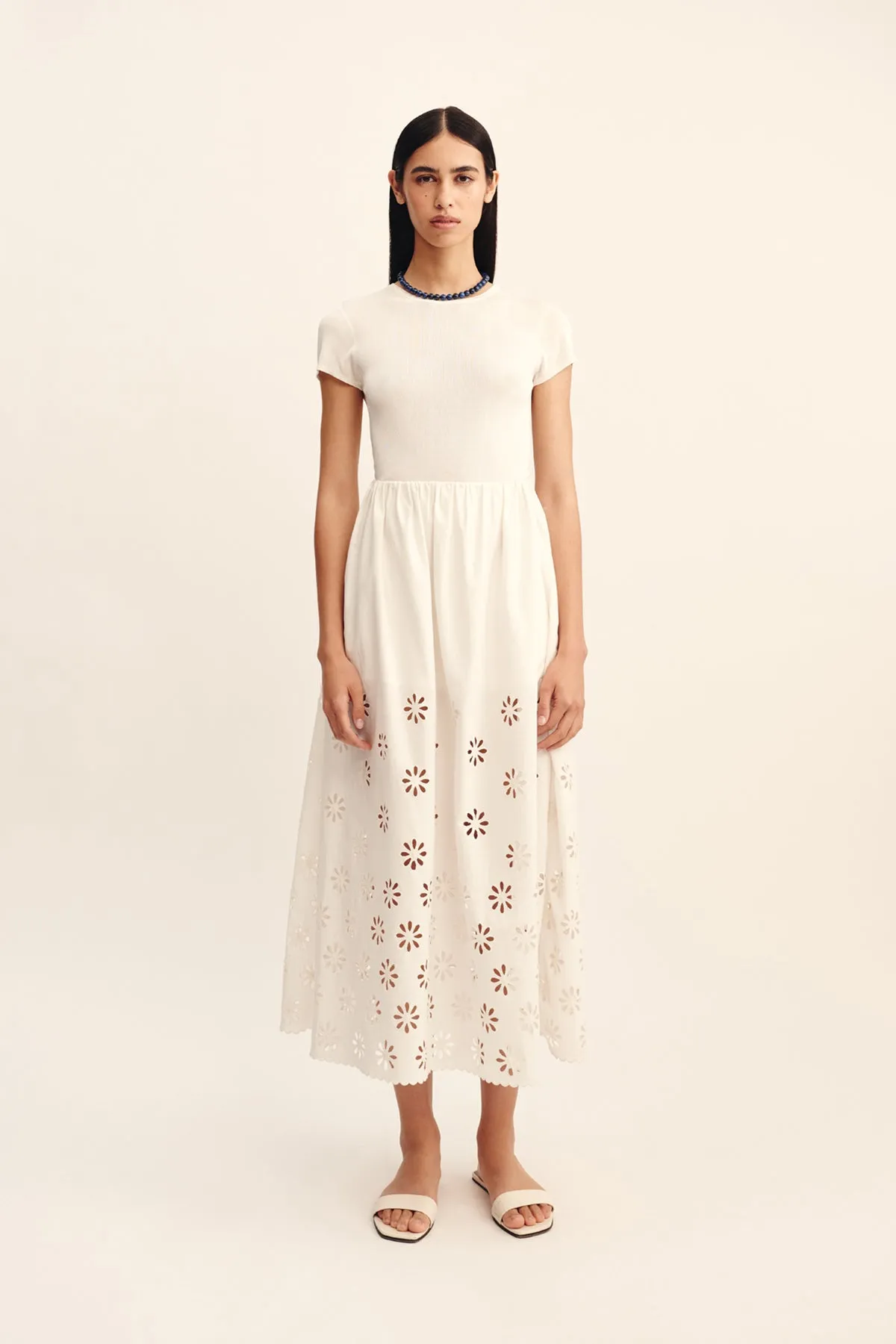 CECILIA SKIRT - VINTAGE WHITE