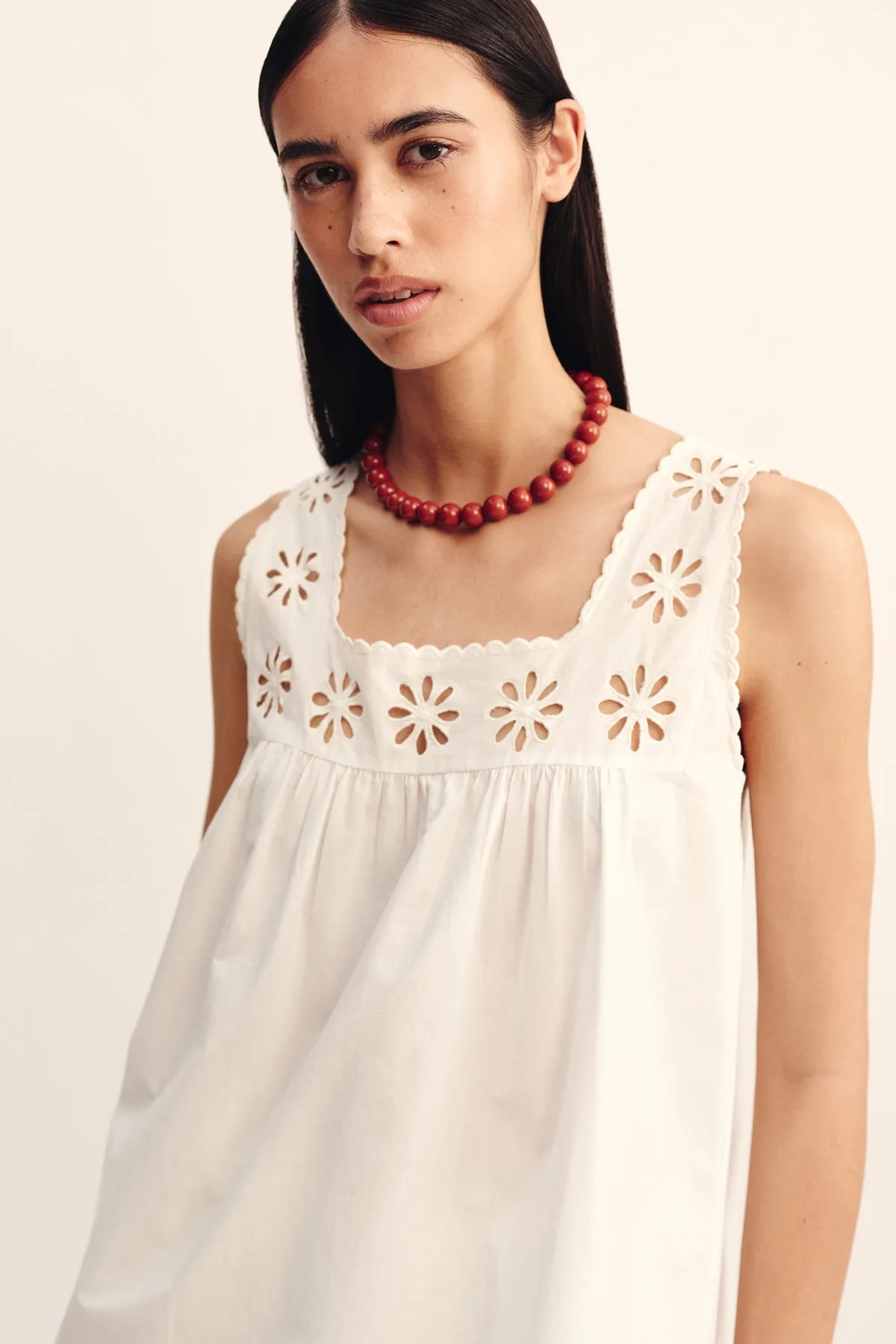 CECILIA TOP - VINTAGE WHITE