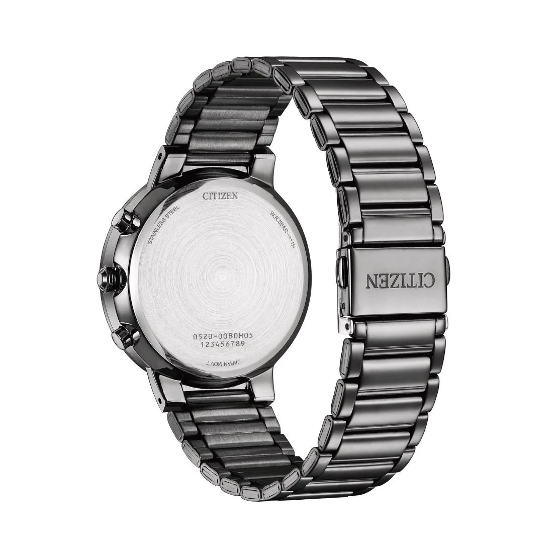 CITIZEN Men 42 mm Size Black Dial Chronograph Watch- AN8227-53H