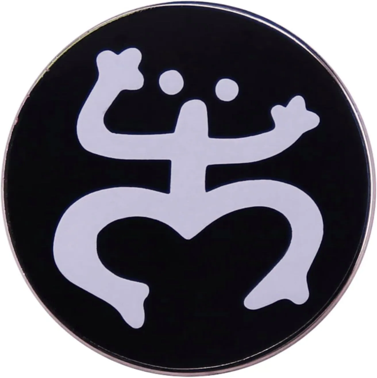 Coqui Taino Puerto Rico Indigenous Frog Mascot Femaleness Symbol 1.2" Enamel Pin Badge