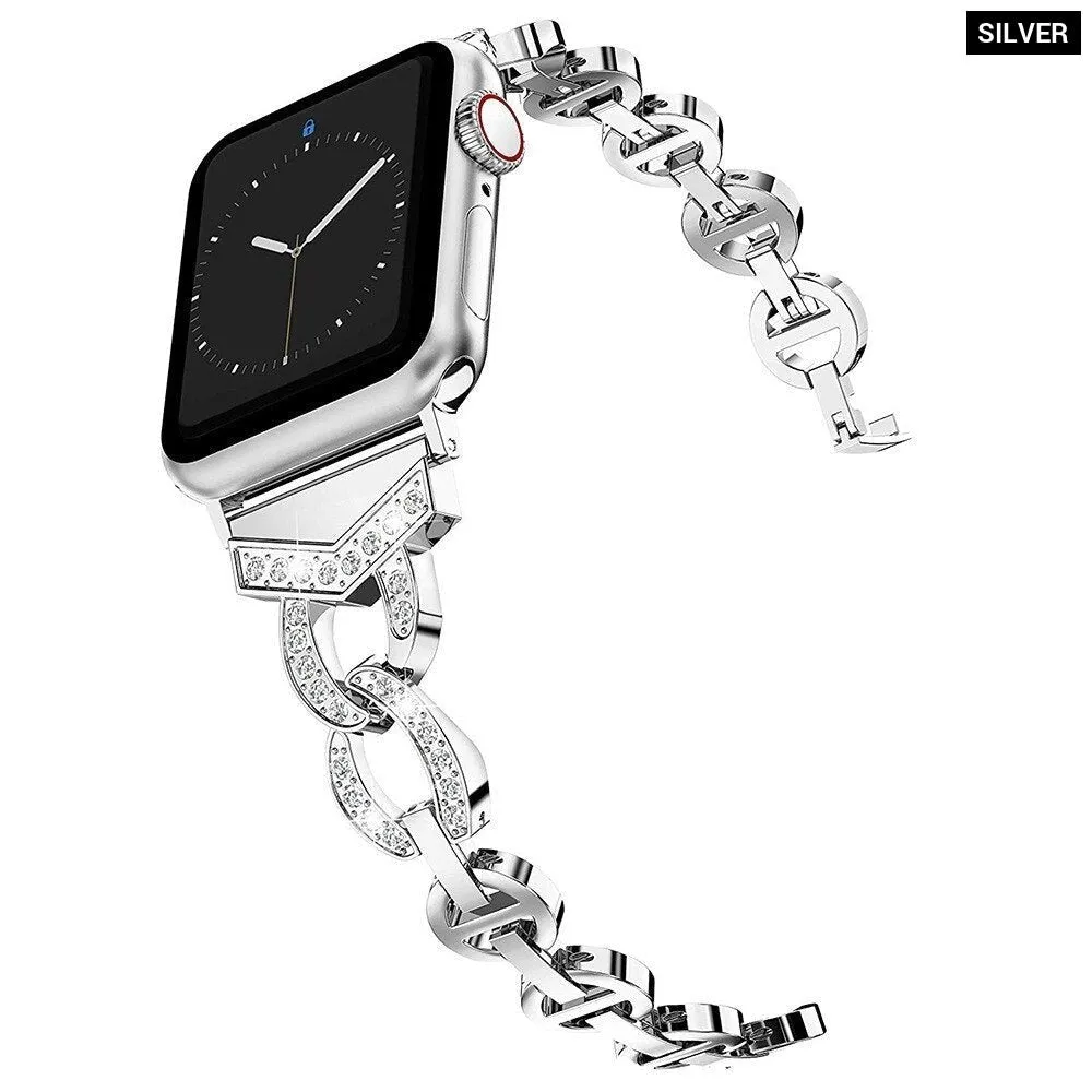 Diamond Steel Strap for Apple Watch