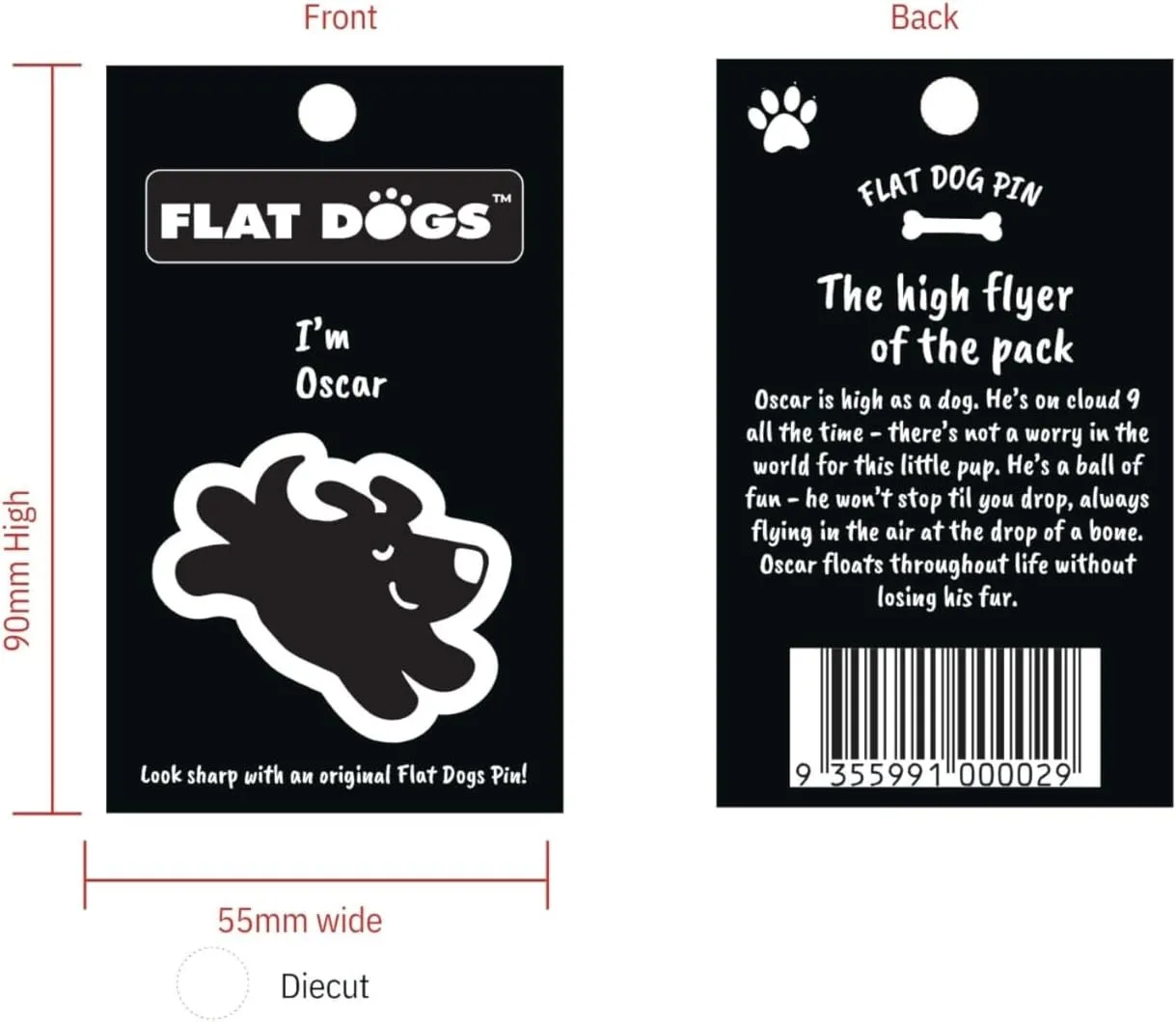 FCFD Black Dog Enamel Pins | Cute Dog Lapel Pins for men and women | Black Enamel Dog Pins, Dog Brooch Pins