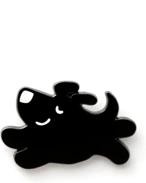 FCFD Black Dog Enamel Pins | Cute Dog Lapel Pins for men and women | Black Enamel Dog Pins, Dog Brooch Pins