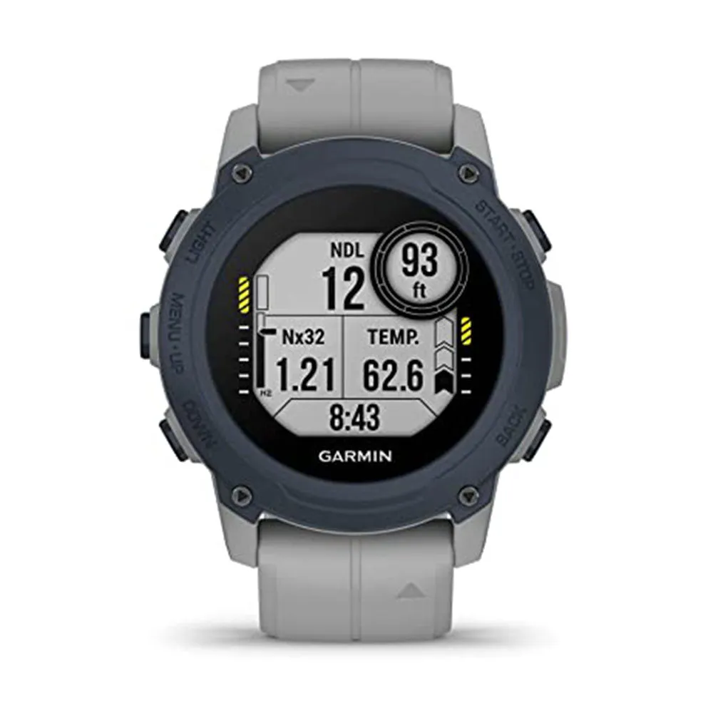 Garmin Descent G1 Powder Gray Rugged Dive Computer Multiple Dive Modes Activity Tracking Smartwatch - 010-02604-01