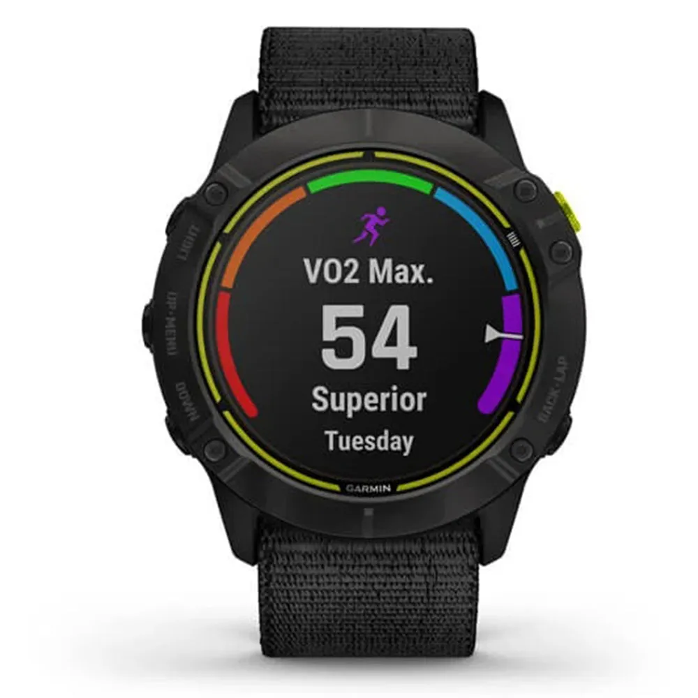 Garmin Enduro Ultraperformance Multisport GPS Carbon Gray DLC Titanium with Black UltraFit Nylon Strap Watch - 010-02408-01
