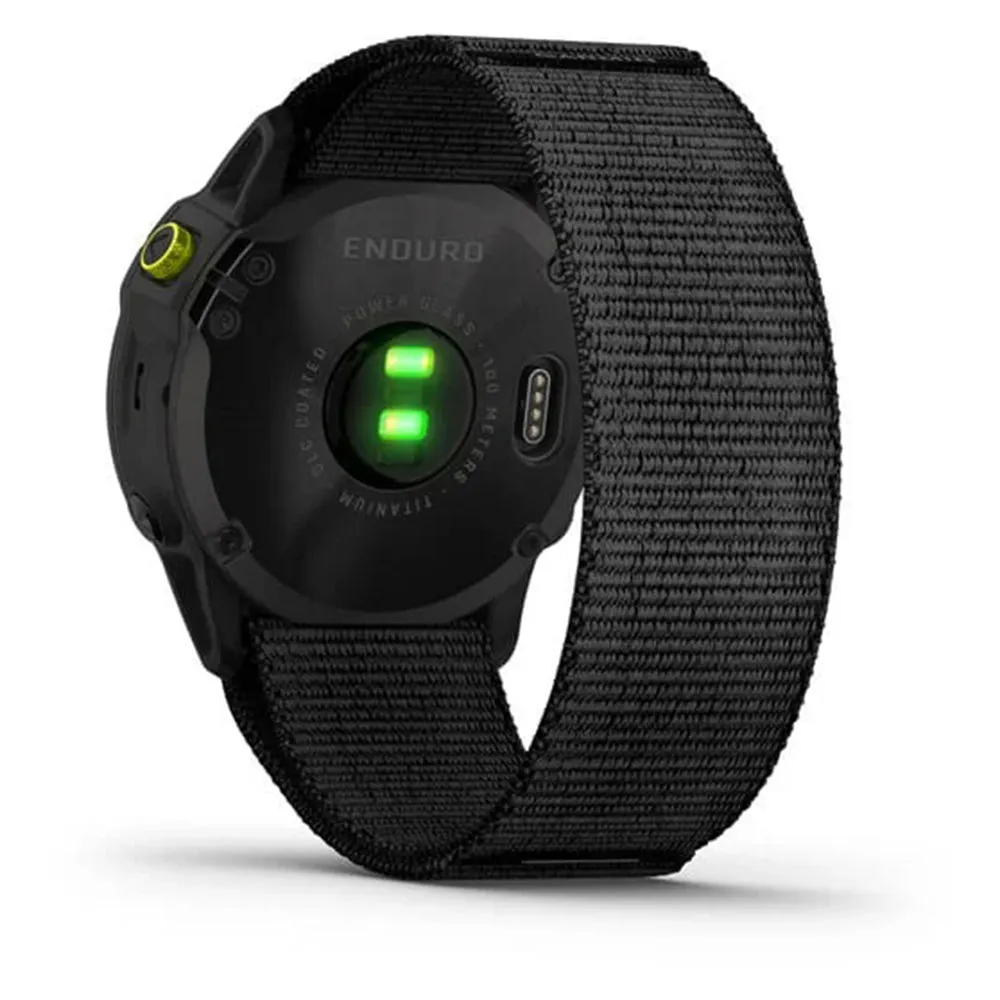 Garmin Enduro Ultraperformance Multisport GPS Carbon Gray DLC Titanium with Black UltraFit Nylon Strap Watch - 010-02408-01