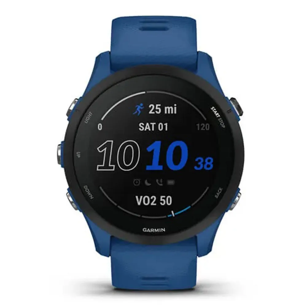 Garmin Forerunner 255 Tidal Blue GPS Running  Advanced Insights Long-Lasting Battery Smartwatch - 010-02641-01