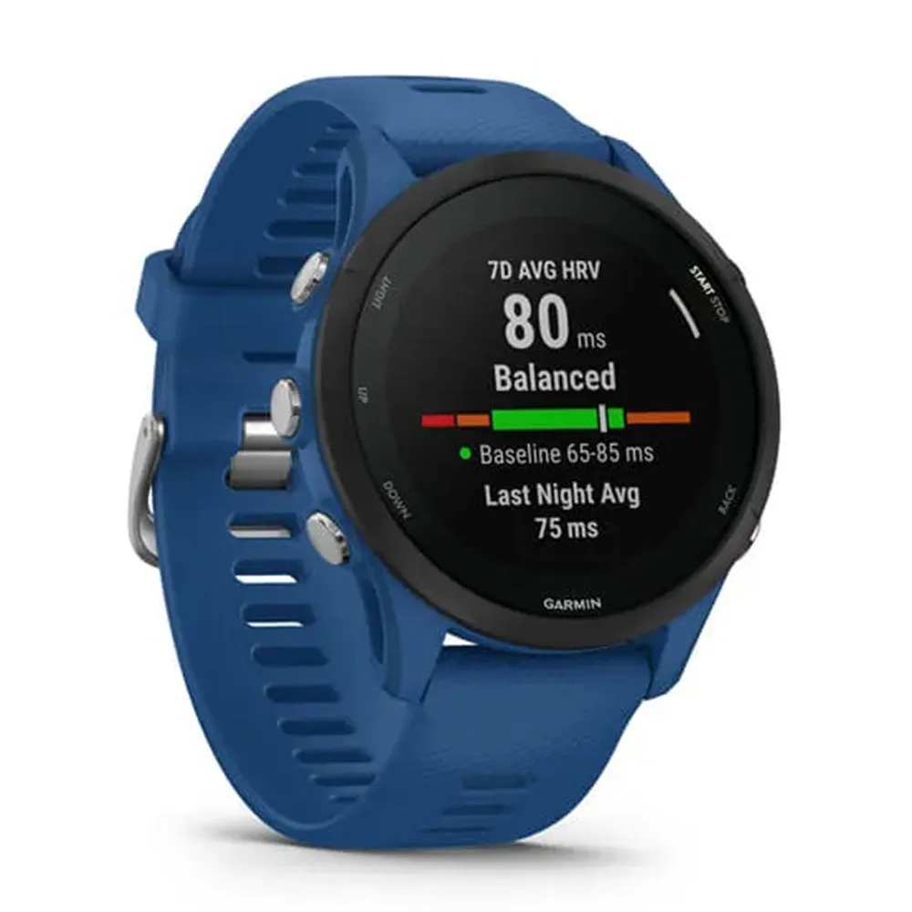 Garmin Forerunner 255 Tidal Blue GPS Running  Advanced Insights Long-Lasting Battery Smartwatch - 010-02641-01