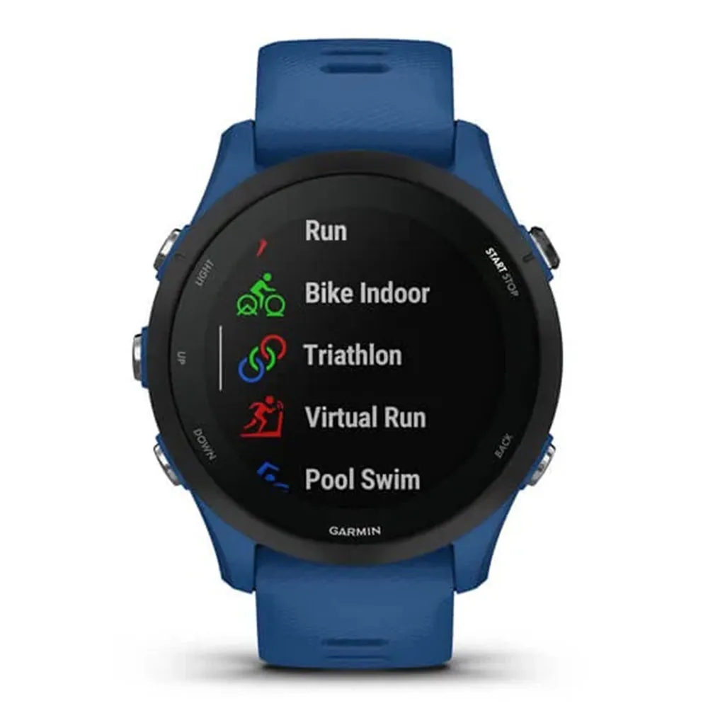 Garmin Forerunner 255 Tidal Blue GPS Running  Advanced Insights Long-Lasting Battery Smartwatch - 010-02641-01