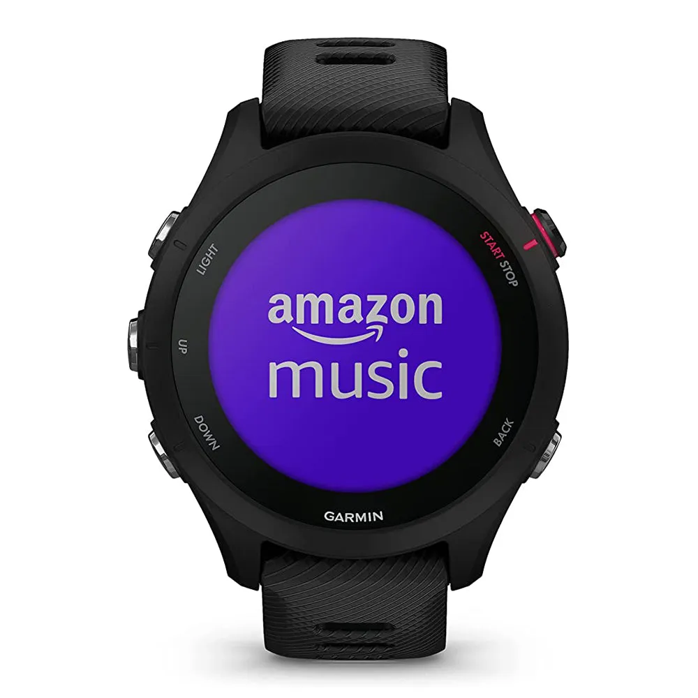 Garmin Forerunner 255S Black Smaller  with Music Advanced Insights Long-Lasting Battery GPS Running Smartwatch - 010-02641-22
