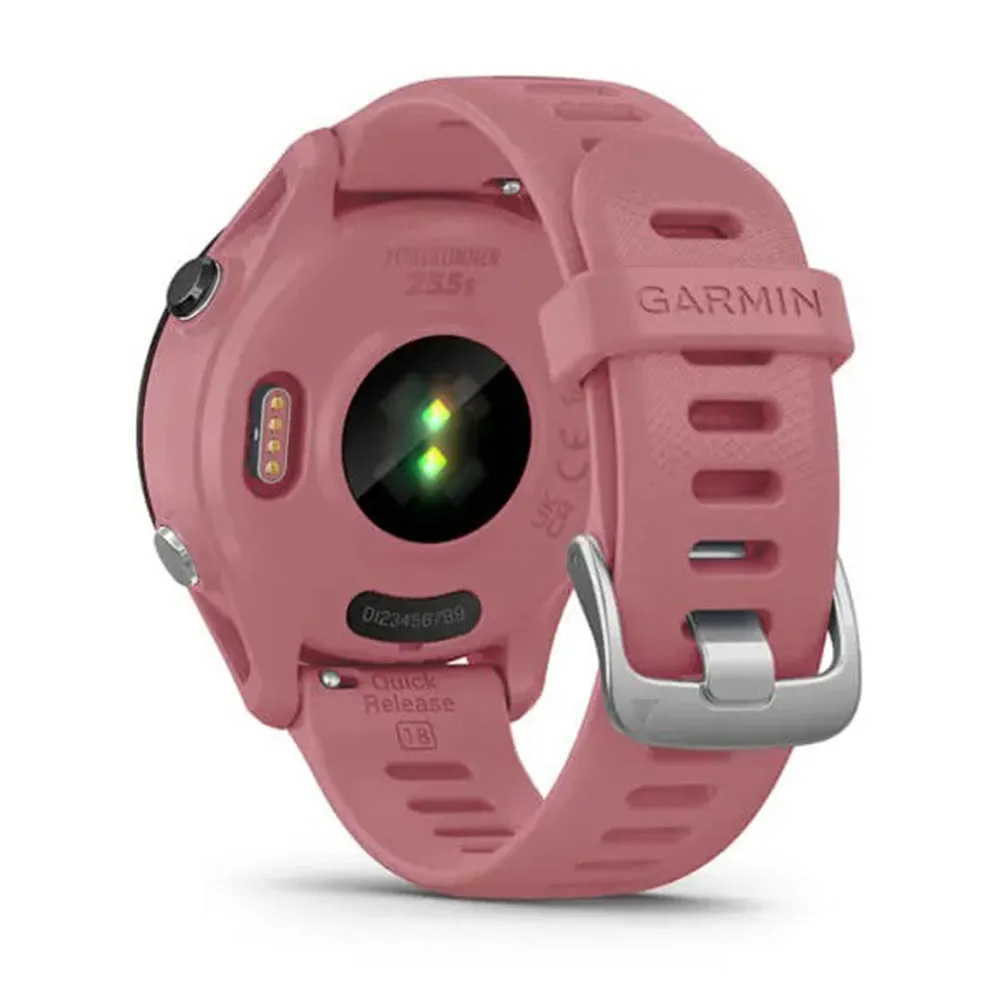 Garmin Forerunner 255S Light Pink Smaller Advanced Insights Long-Lasting Battery GPS Running Smartwatch - 010-02641-03