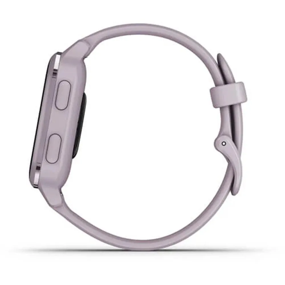 Garmin Venu Sq Metallic Orchid Aluminum Bezel with Orchid Case and Silicone Band with Bright Touchscreen Display GPS Smartwatch - 010-02427-02(2)