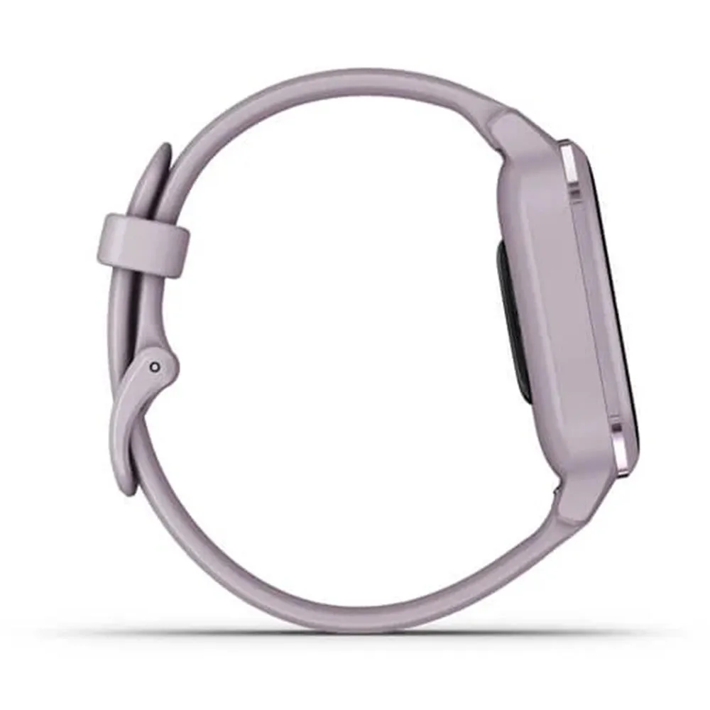 Garmin Venu Sq Metallic Orchid Aluminum Bezel with Orchid Case and Silicone Band with Bright Touchscreen Display GPS Smartwatch - 010-02427-02(2)
