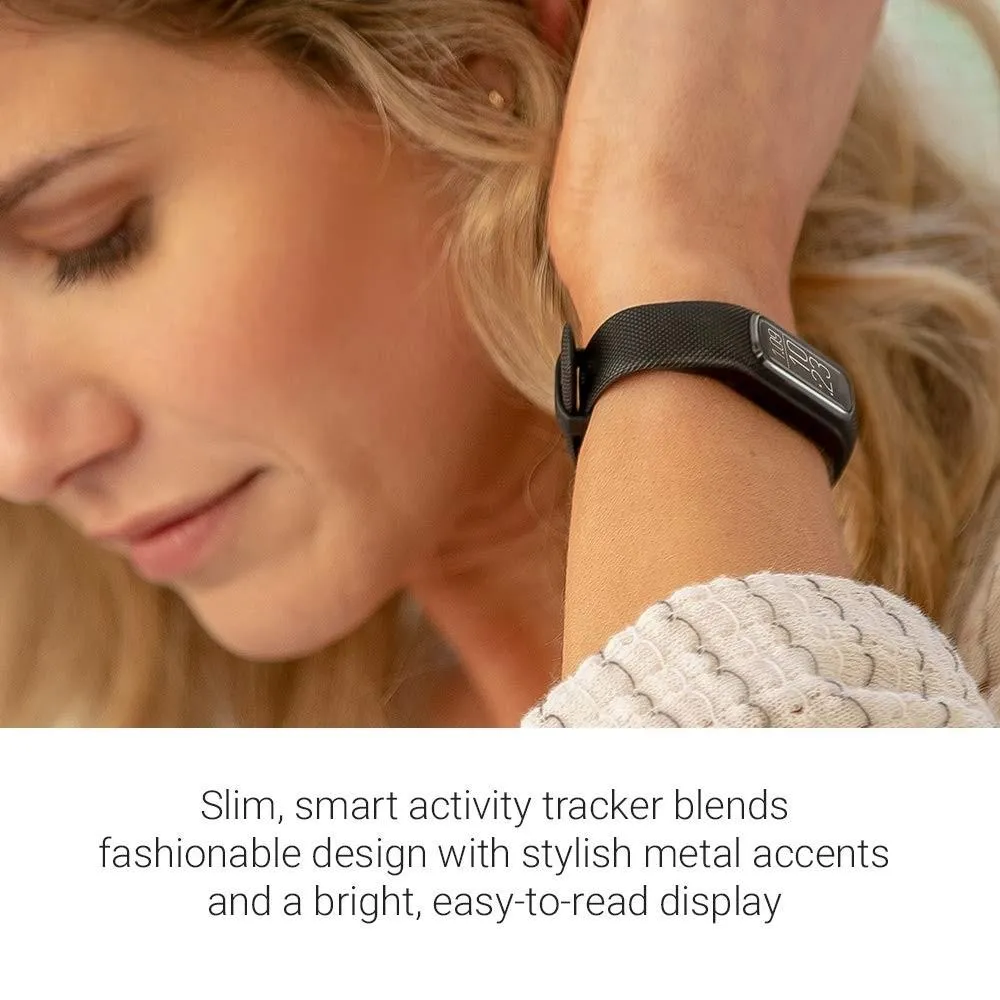 Garmin vivosmart 4 Unisex Berry Silicone Band Digital Dial Activity and Fitness Tracker - 010-01995-11