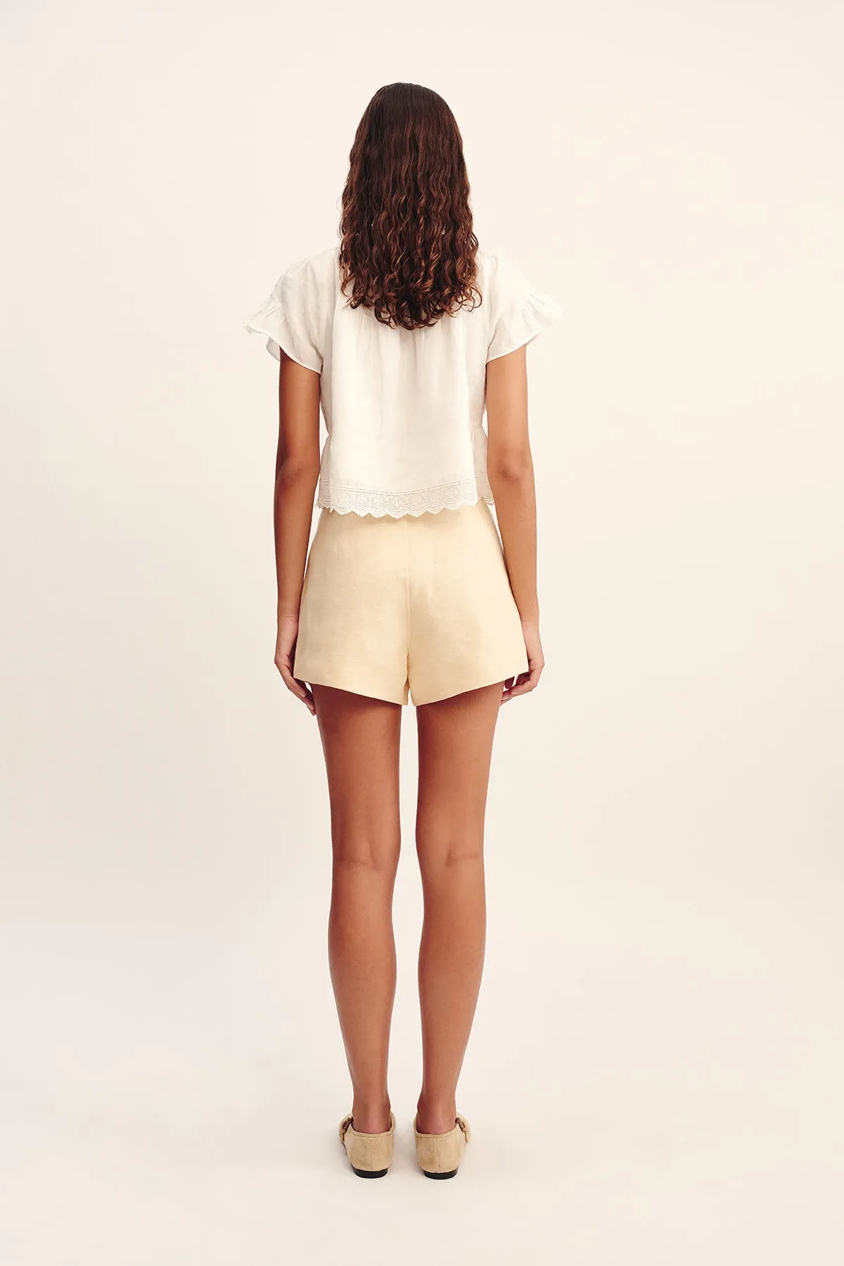 GRACE BLOUSE - VINTAGE WHITE