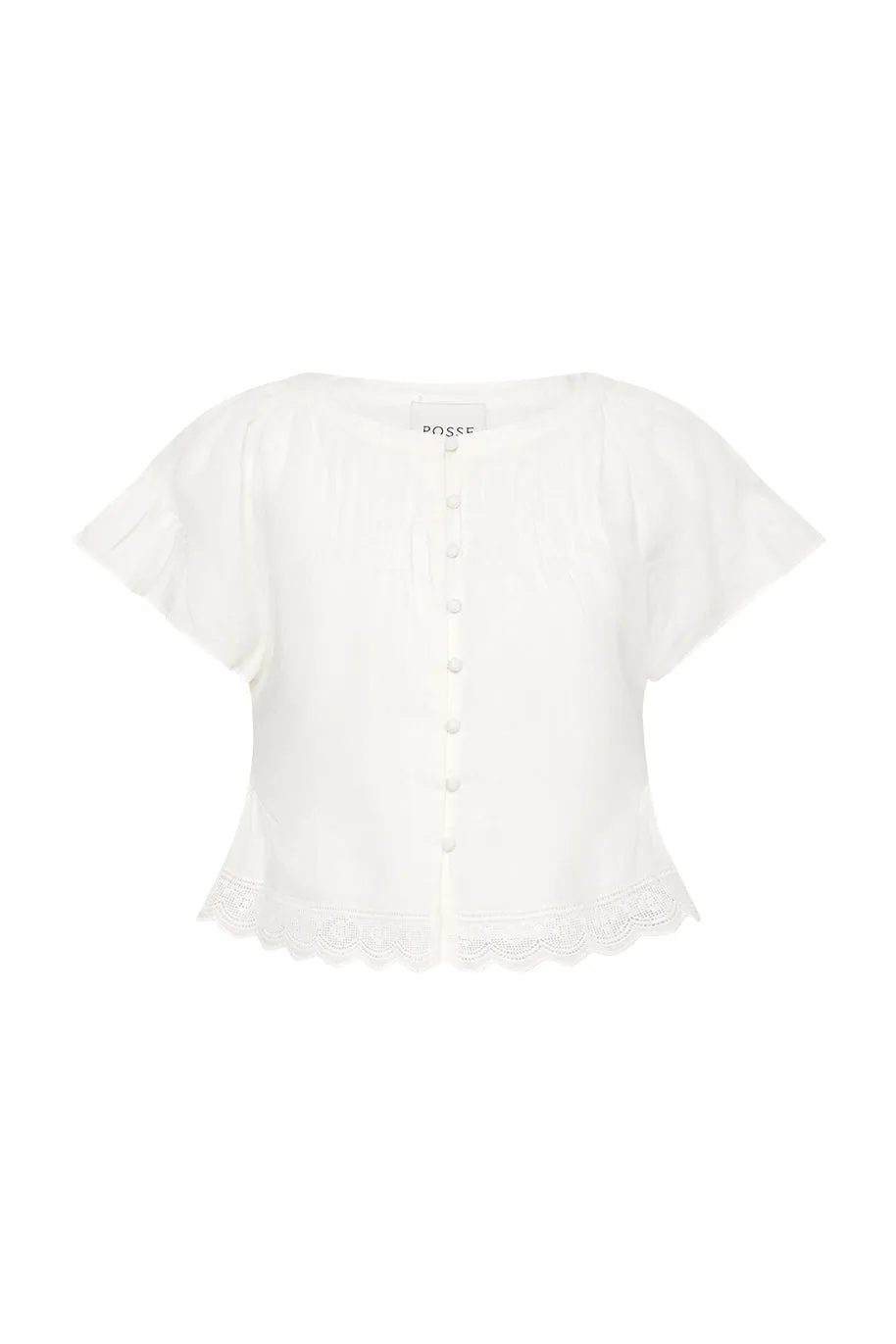 GRACE BLOUSE - VINTAGE WHITE
