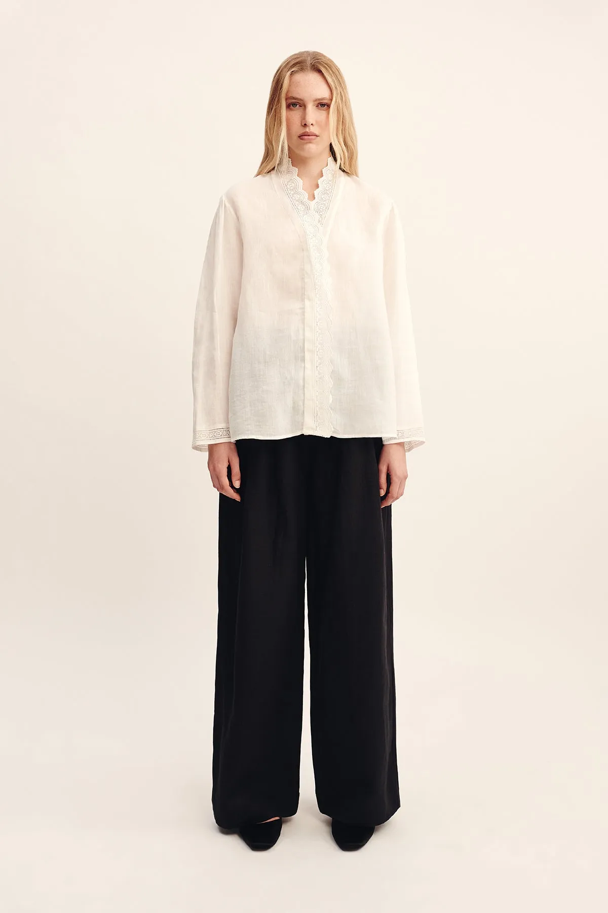 GRACE SHIRT - VINTAGE WHITE