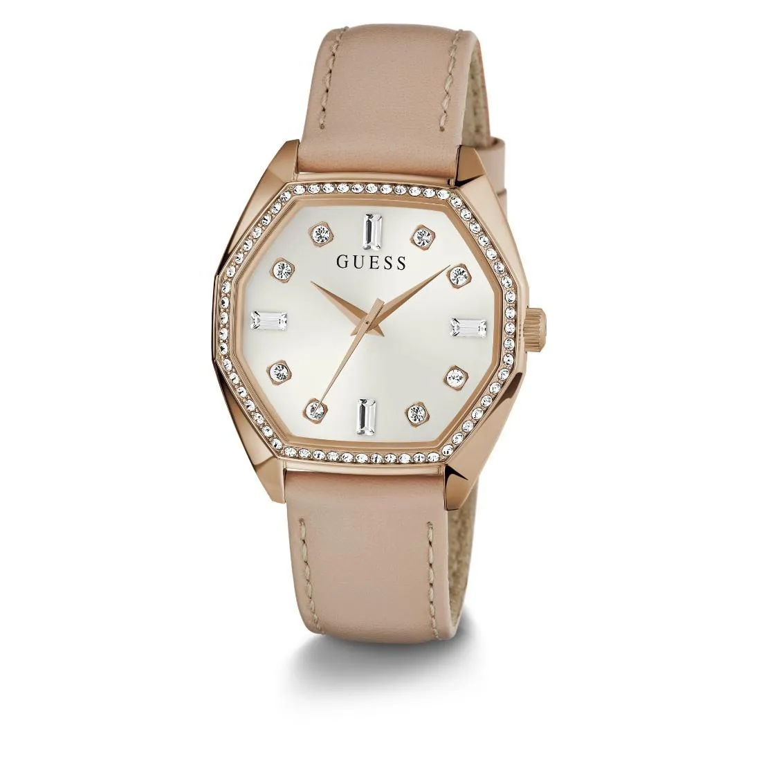 Guess Women 34 mm White Dial Analog Watch- GW0688L3