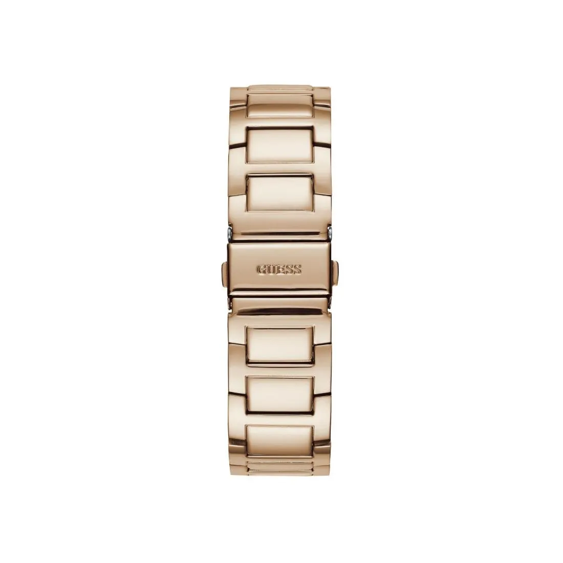 Guess Women 40 mm Size Rose Gold Dial Round Analog Watch - W1156L3