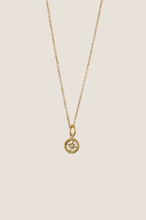GUNG JEWELLERY Necklace: Path Charm Gold Plain Chain