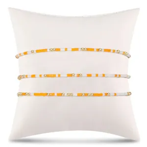 Hope Unwritten Bracelet- Orange & White