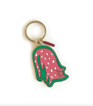Idlewild Keychain (Spotted Cat)