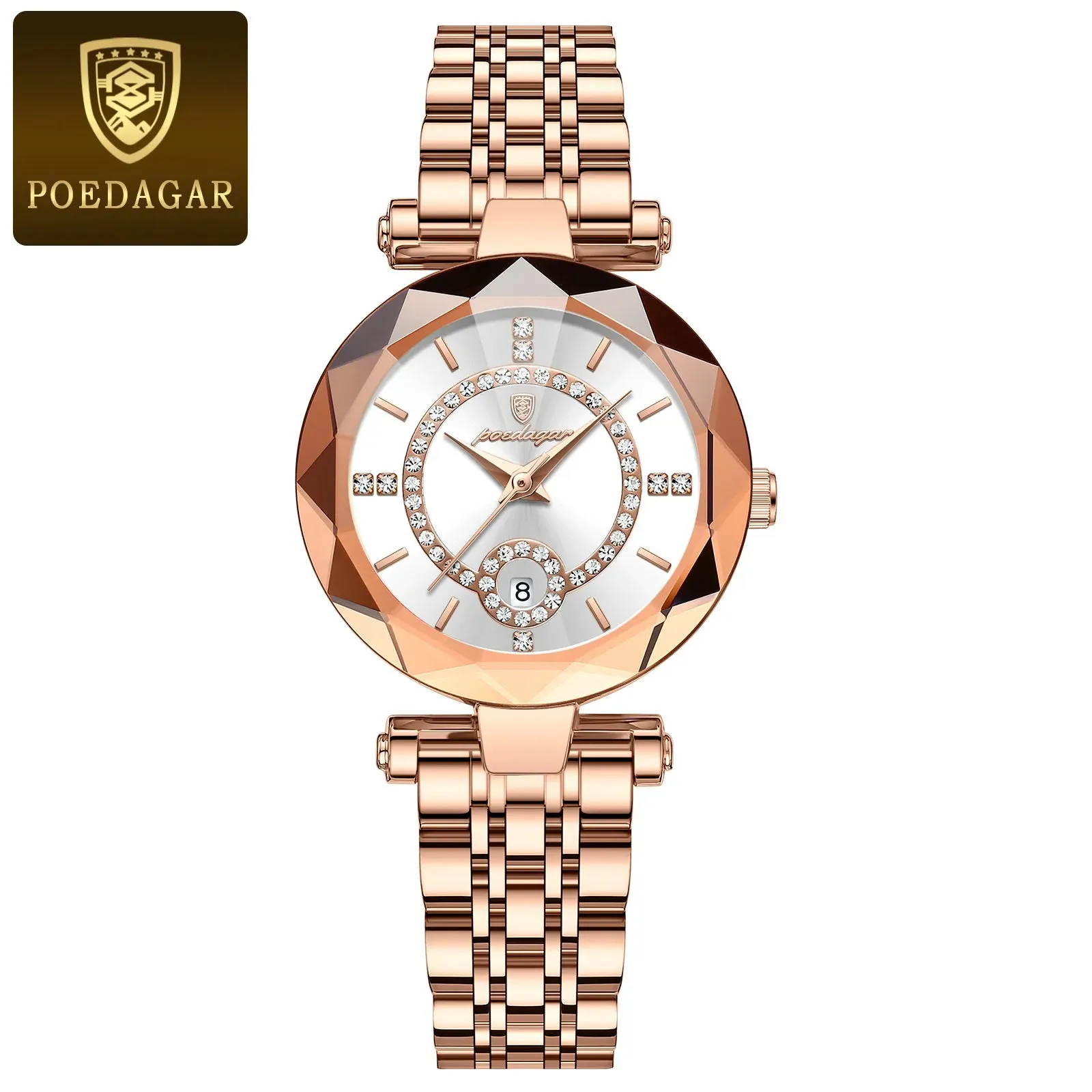 Luxury Watch For Woman High Quality Diamond Ladies Quartz Watch Waterproof Date Stainless Steel Women Watches