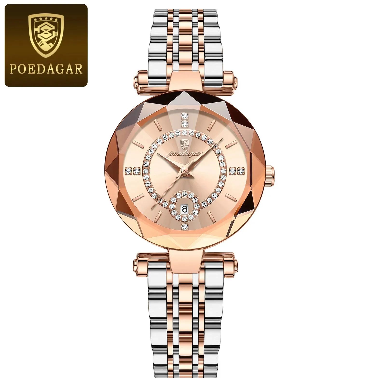 Luxury Watch For Woman High Quality Diamond Ladies Quartz Watch Waterproof Date Stainless Steel Women Watches