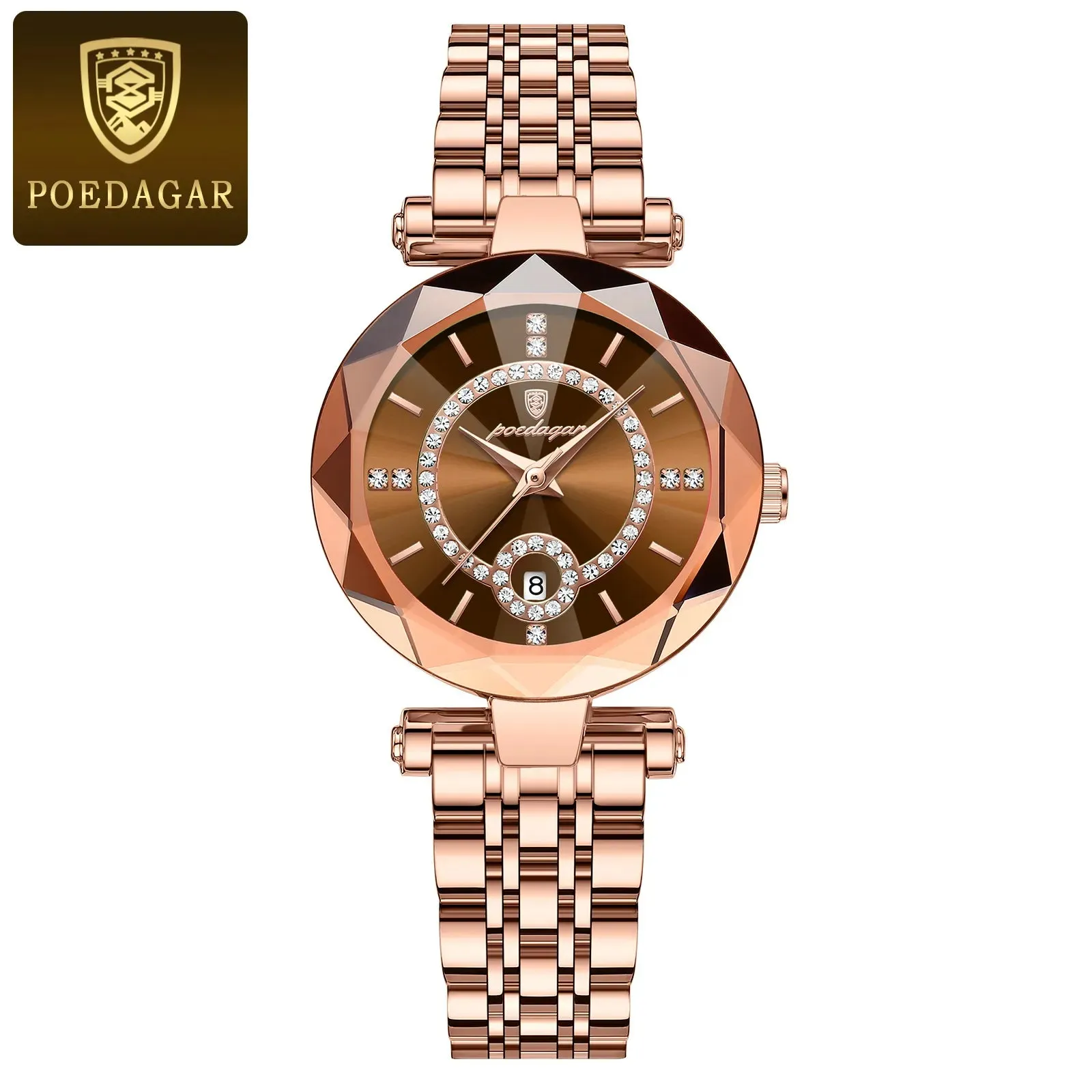 Luxury Watch For Woman High Quality Diamond Ladies Quartz Watch Waterproof Date Stainless Steel Women Watches