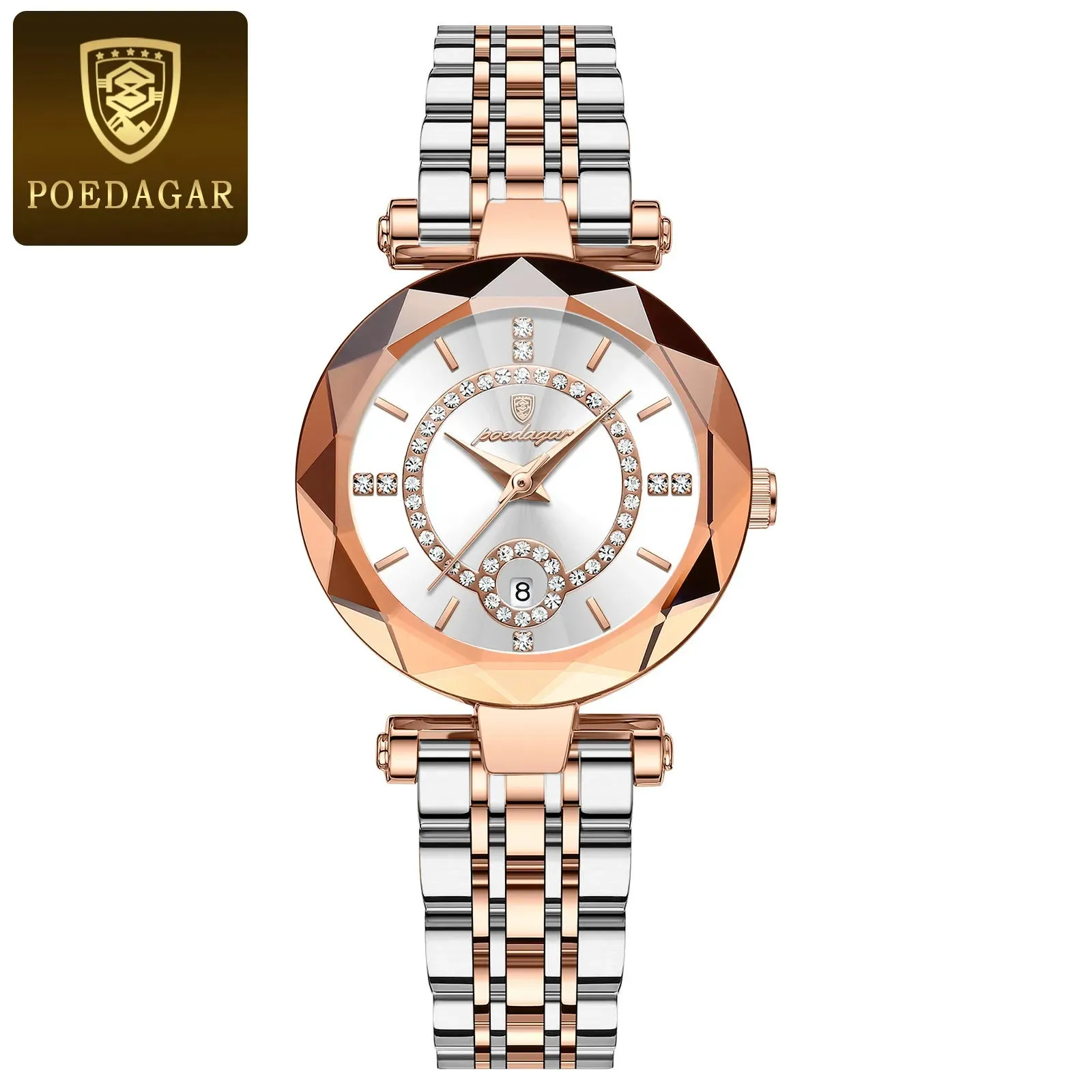 Luxury Watch For Woman High Quality Diamond Ladies Quartz Watch Waterproof Date Stainless Steel Women Watches