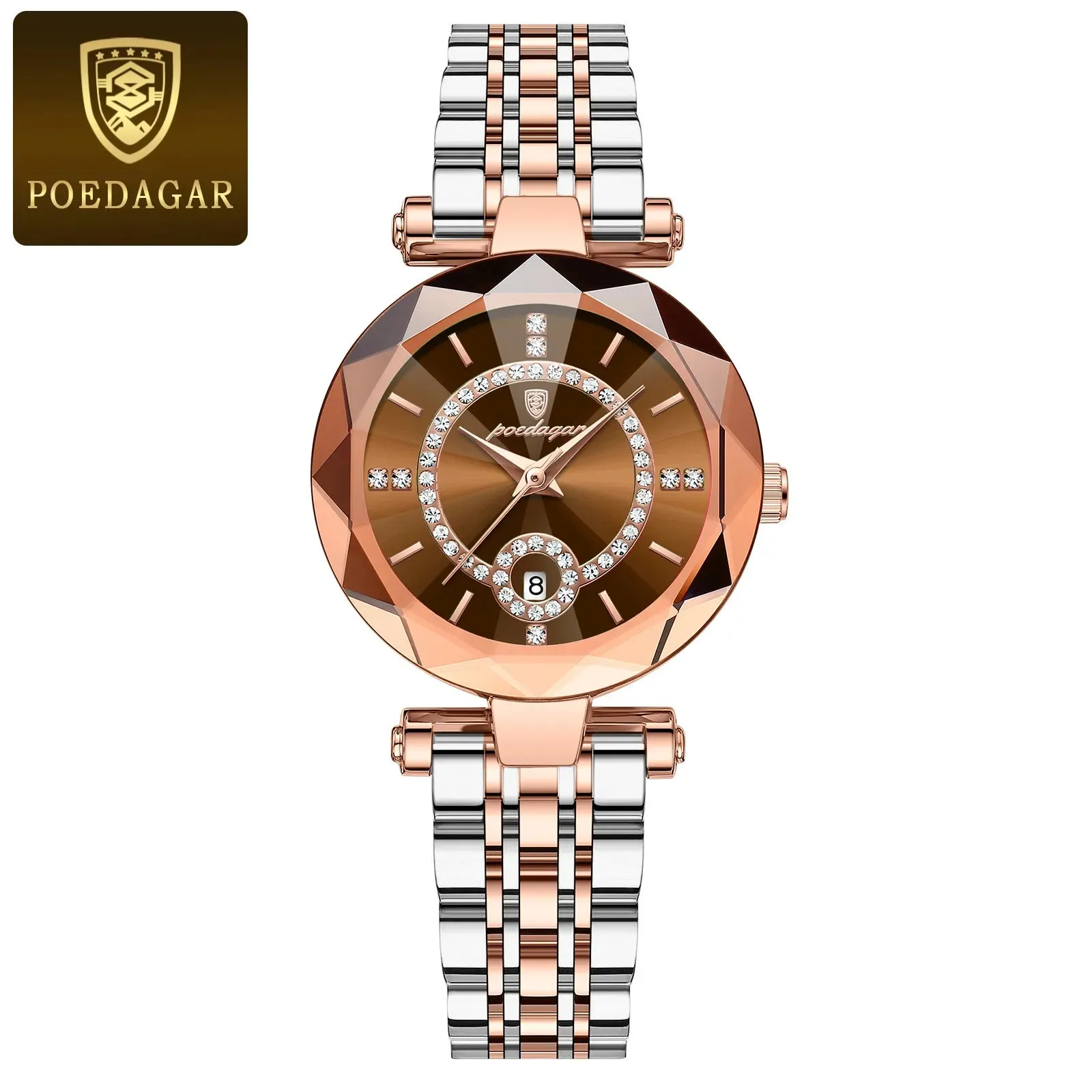 Luxury Watch For Woman High Quality Diamond Ladies Quartz Watch Waterproof Date Stainless Steel Women Watches
