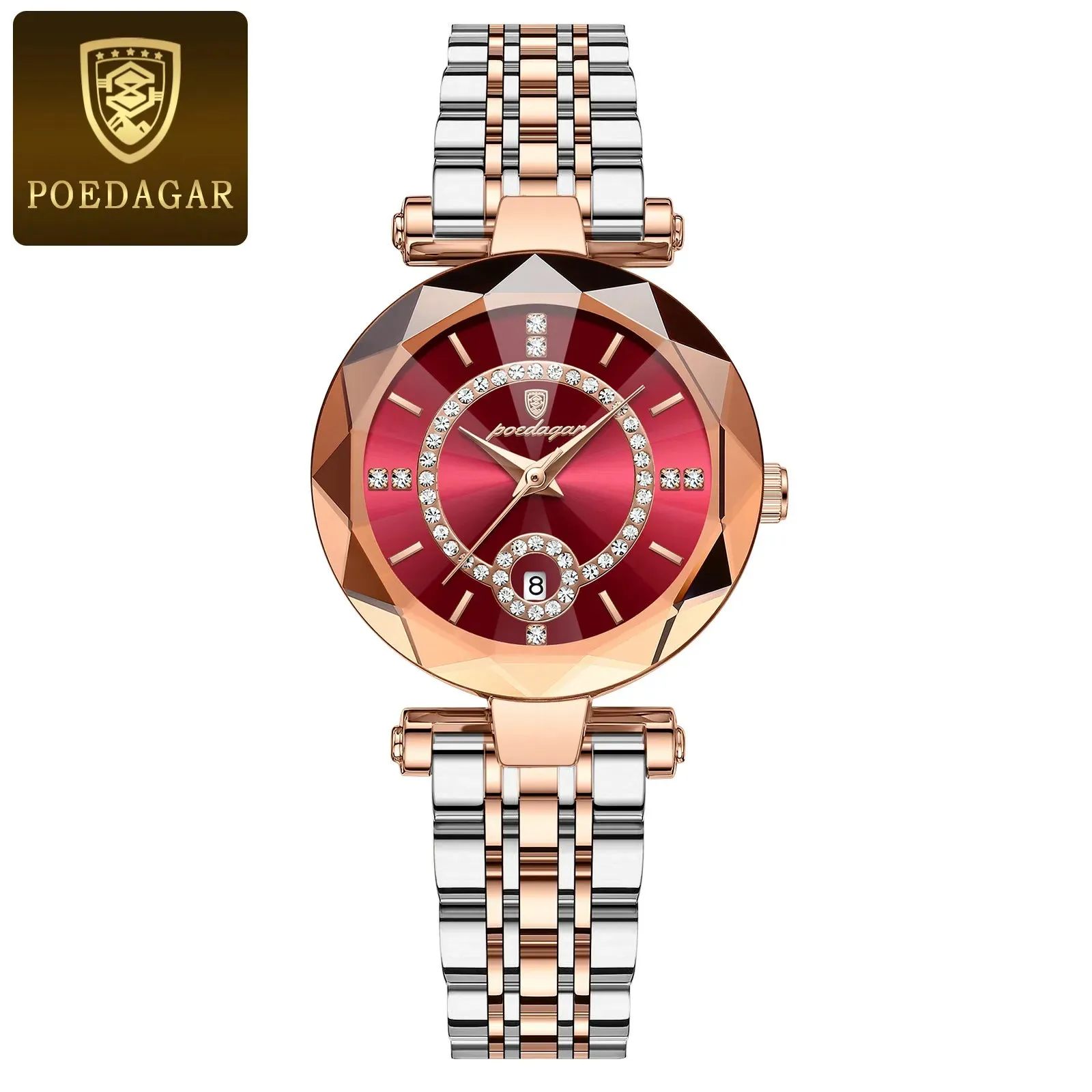 Luxury Watch For Woman High Quality Diamond Ladies Quartz Watch Waterproof Date Stainless Steel Women Watches