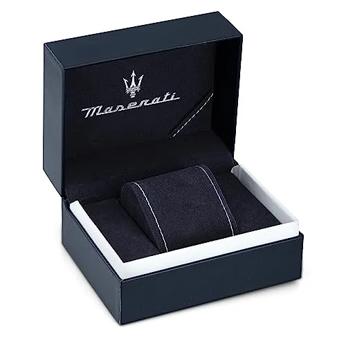 Maserati Men's Watch, Automatic, Analog, 42 mm, SORPASSO Collection, Gift for Men - R8821124001, Black, Classic