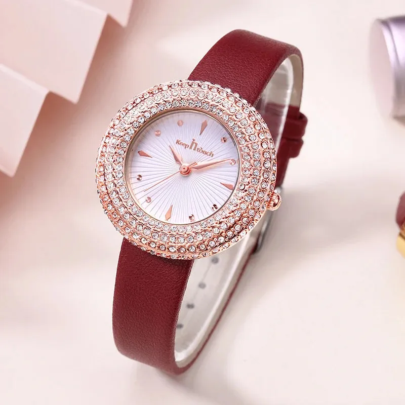 New Style Ladies Watches Rhinestone