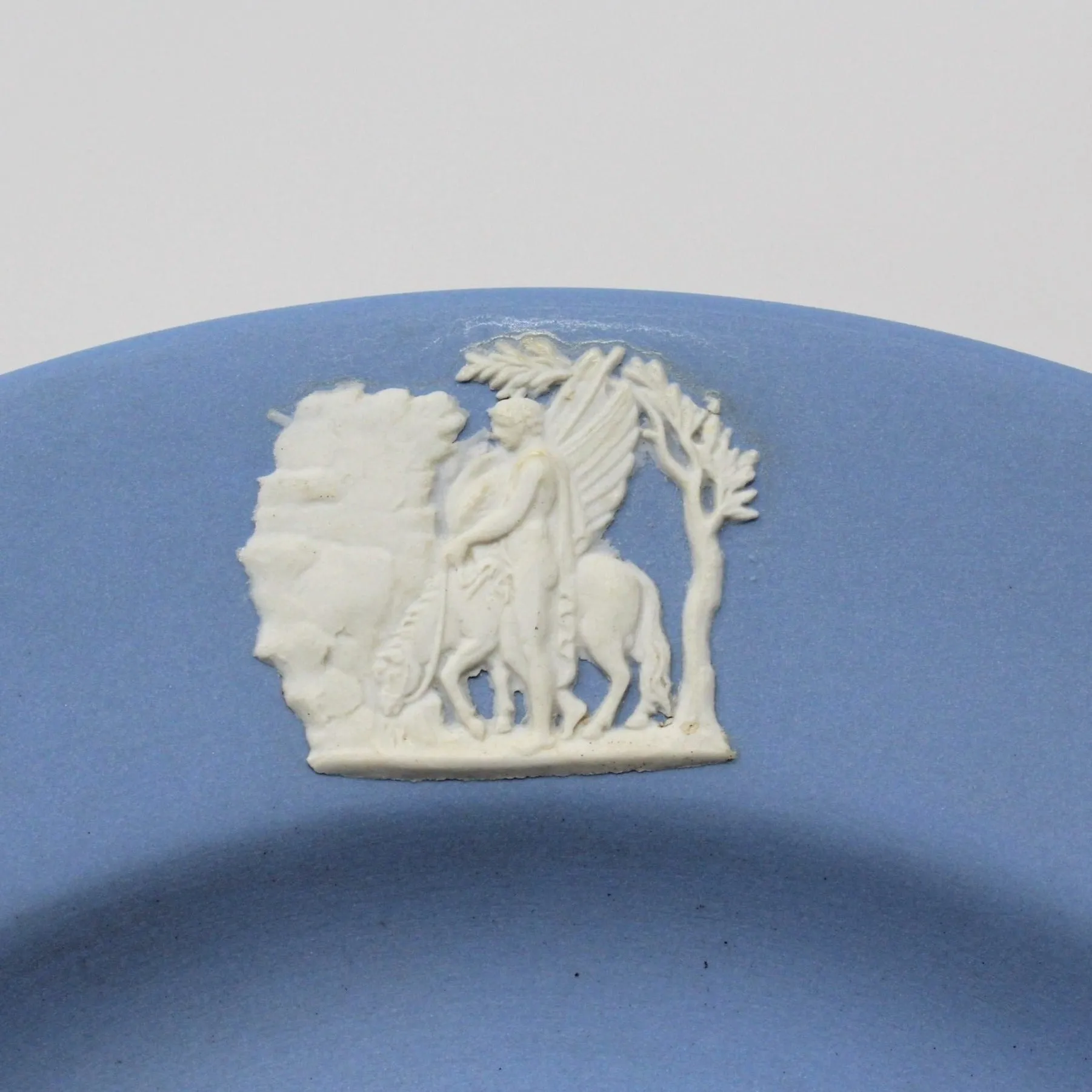 Plate, Blue Jasperware, Wedgwood, Vintage 1956