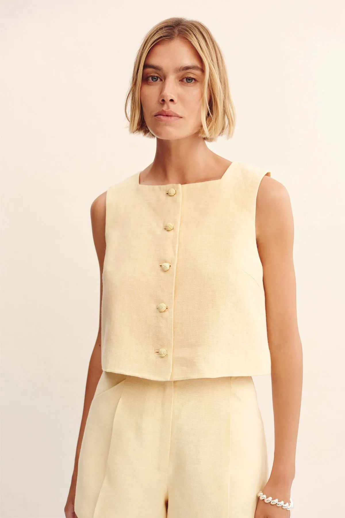 RIO TOP - DUSTY CITRON
