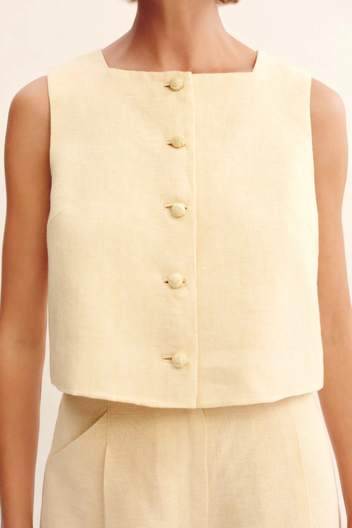 RIO TOP - DUSTY CITRON