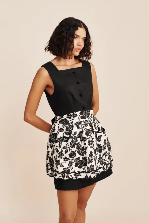 ROMEO APRON - NOIR BLOOM