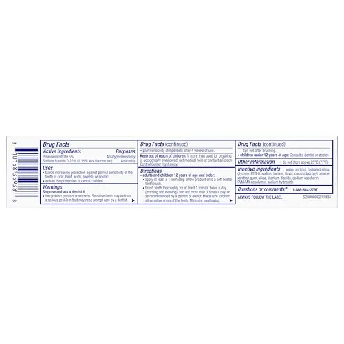 Sensodyne Pronamel Clinical Enamel Strengthening Toothpaste, Whitening Action, 3.4 oz (3 Pack)